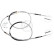 Cable, parking brake K10655 ABS, Thumbnail 3