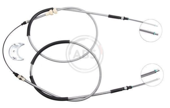 Cable, parking brake K10655 ABS, Image 3