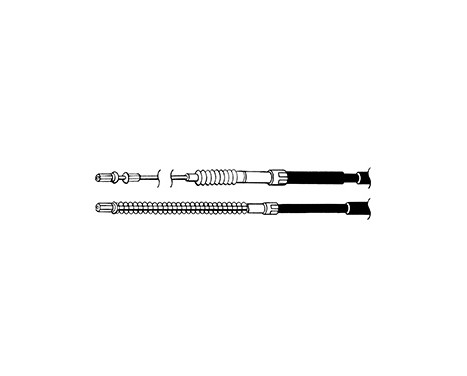 Cable, parking brake K10676 ABS, Image 2