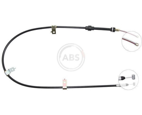 Cable, parking brake K10697 ABS, Image 2 Cable, parking brake K10697 ABS, Image 2