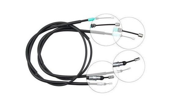 Cable, parking brake K10765 ABS, Image 2