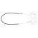 Cable, parking brake K10786 ABS, Thumbnail 2