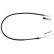 Cable, parking brake K10887 ABS, Thumbnail 2