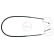 Cable, parking brake K11016 ABS, Thumbnail 3