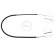 Cable, parking brake K11166 ABS, Thumbnail 3