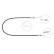 Cable, parking brake K11267 ABS, Thumbnail 3