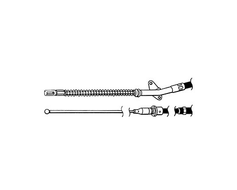 Cable, parking brake K11317 ABS, Image 2