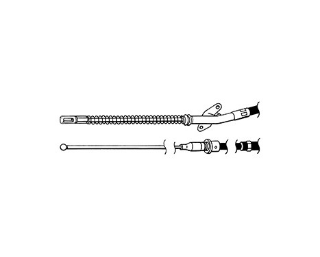 Cable, parking brake K11328 ABS, Image 2