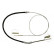 Cable, parking brake K11486 ABS, Thumbnail 2