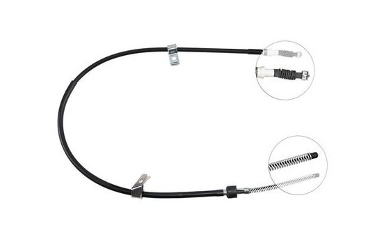 Cable, parking brake K11487 ABS, Image 2