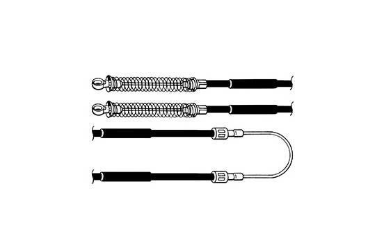 Cable, parking brake K11495 ABS, Image 2
