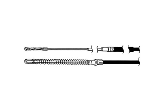Cable, parking brake K11526 ABS, Image 2