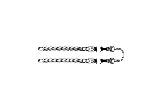 Cable, parking brake K11575 ABS, Image 2