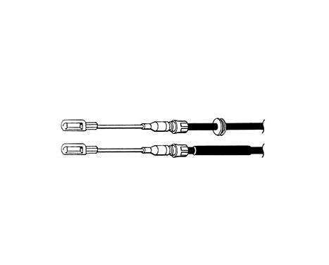 Cable, parking brake K11616 ABS, Image 2