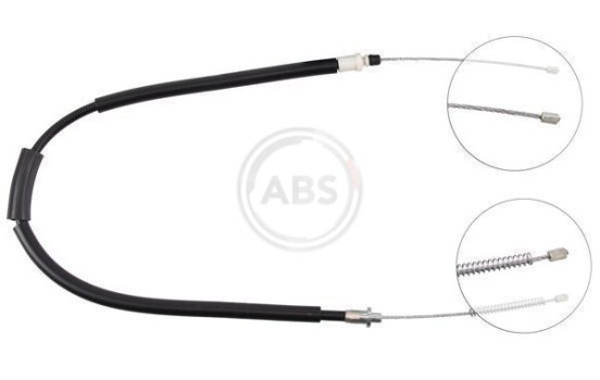 Cable, parking brake K11687 ABS, Image 3
