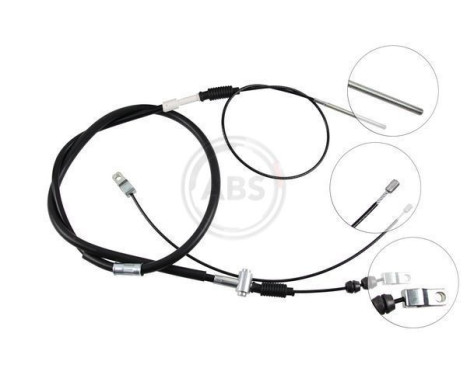 Cable, parking brake K11735 ABS, Image 3