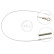 Cable, parking brake K11791 ABS, Thumbnail 2