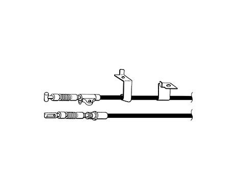 Cable, parking brake K11807 ABS, Image 2