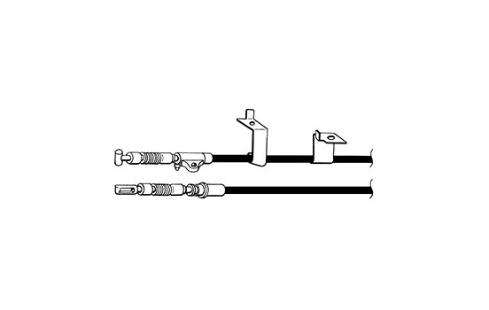 Cable, parking brake K11807 ABS, Image 2