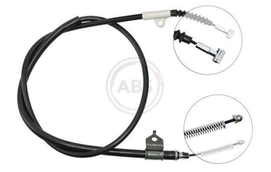 Cable, parking brake K11828 ABS, Image 3