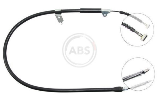 Cable, parking brake K11837 ABS, Image 3