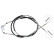 Cable, parking brake K11965 ABS