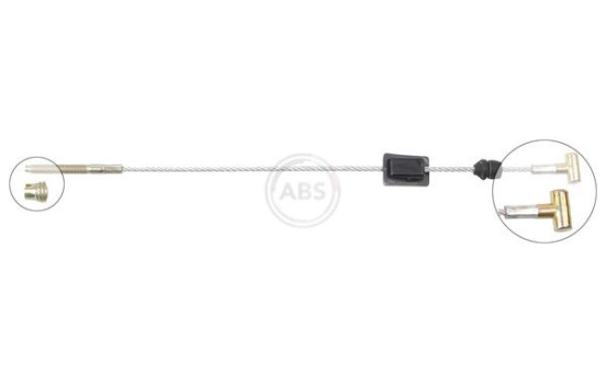Cable, parking brake K12001 ABS, Image 2