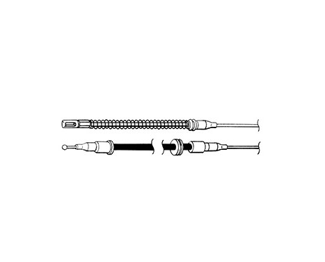 Cable, parking brake K12087 ABS, Image 2