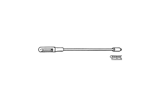 Cable, parking brake K12096 ABS, Image 2