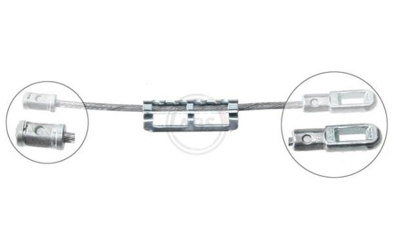 Cable, parking brake K12096 ABS, Image 3