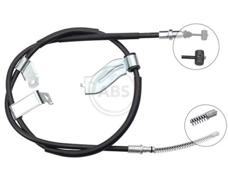 Cable, parking brake K12099 ABS, Image 2