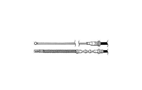 Cable, parking brake K12118 ABS, Image 2