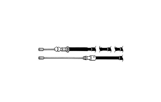 Cable, parking brake K12157 ABS, Image 2