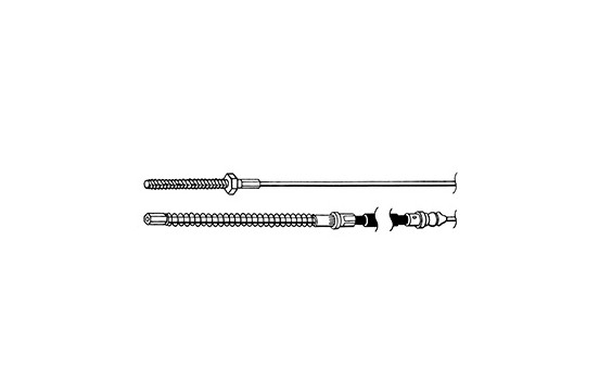 Cable, parking brake K12207 ABS, Image 2