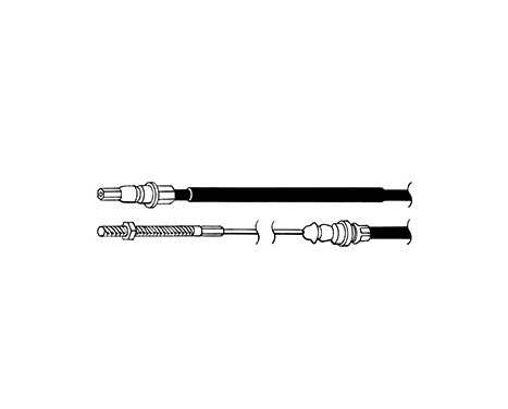Cable, parking brake K12217 ABS, Image 2