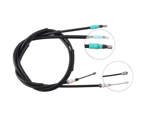 Cable, parking brake K12246 ABS, Image 2