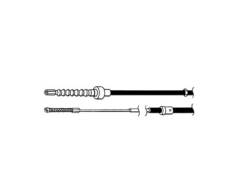 Cable, parking brake K12716 ABS, Image 2