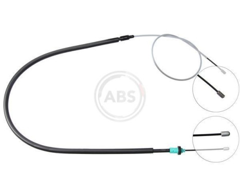 Cable, parking brake K13076 ABS, Image 3