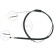 Cable, parking brake K13166 ABS, Thumbnail 3