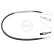 Cable, parking brake K13206 ABS, Thumbnail 2