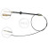 Cable, parking brake K13211 ABS, Thumbnail 2
