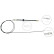Cable, parking brake K13231 ABS, Thumbnail 3