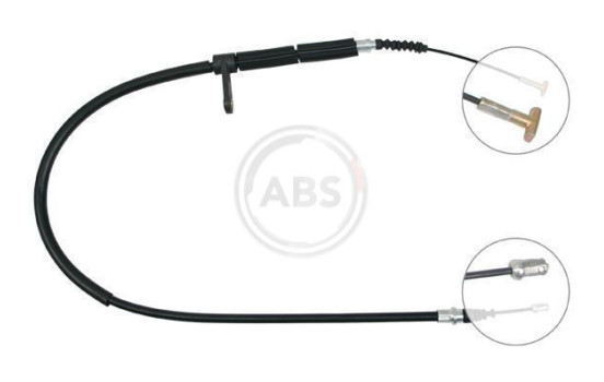Cable, parking brake K13238 ABS, Image 2