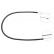 Cable, parking brake K13267 ABS, Thumbnail 2
