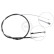 Cable, parking brake K13396 ABS, Thumbnail 3