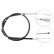 Cable, parking brake K13426 ABS, Thumbnail 2