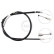 Cable, parking brake K13438 ABS, Thumbnail 3