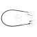 Cable, parking brake K13458 ABS, Thumbnail 3