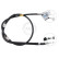 Cable, parking brake K13498 ABS, Thumbnail 2