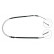 Cable, parking brake K13547 ABS, Thumbnail 2